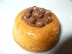 mini baba au chocolat