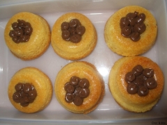 mini baba au chocolat