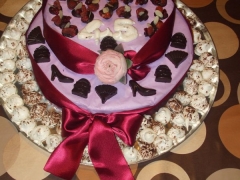 piece montée chocolats